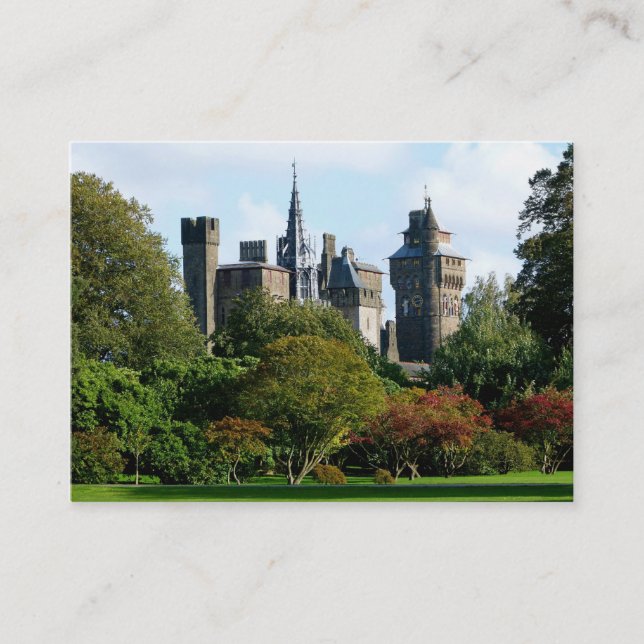 Cartão De Visita Castelo de Cardiff II (Frente)