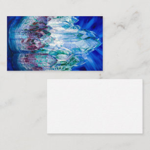 Cartão De Visita Castelo de Crystal no Mar, 1914, por Wenzel Hablik