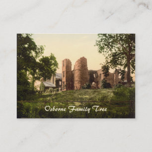 Cartão De Visita Castelo de Wilton, Ross-em-Wye, Herefordshire,