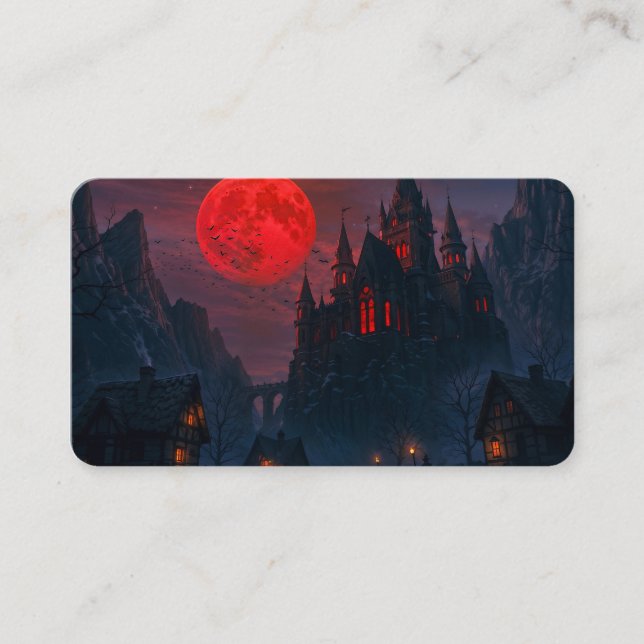 Cartão De Visita Castle of the Vampire's Blood Bookmark (Frente)