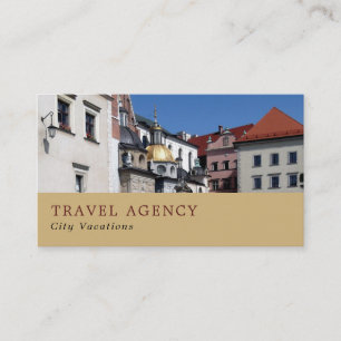 Cartão De Visita Catedral de Wawel, Cracóvia, agente Viagem
