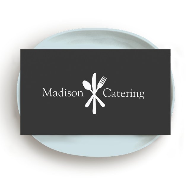Cartão De Visita Catering de Eventos (Criador carregado)