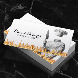 Cartão De Visita Catering profissional do cozinheiro do restaurante