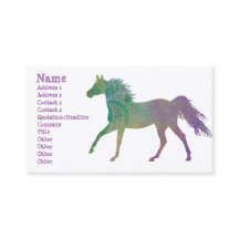 Cavalo Arrepiante em Roxo