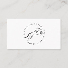 Cartão De Visita Cavalo de Pulso | Ancoradouro | Formador de cavalo