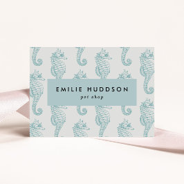 Cartão De Visita Cavalos tropicais, Compro de peixes, Compro de ani