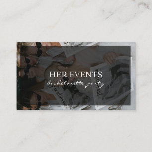 Cartão De Visita Celebração do Partido festa de solteira Bridal