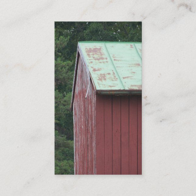 Cartão De Visita Celeiro vermelho (Frente)