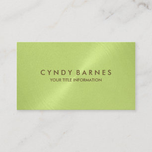 Cartão de visita Celery Green Sheen