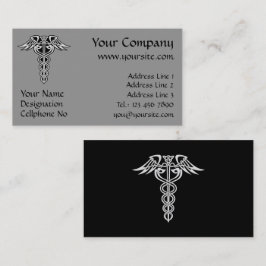 Cartão De Visita Celtic Knot Caduceus