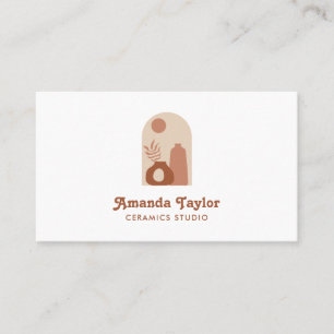 Cartão De Visita Cerâmica Pottery Vase Ceramics Interior Design Hom