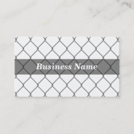 Cartão De Visita Cerca de Link de Cadeia contra Branco BG