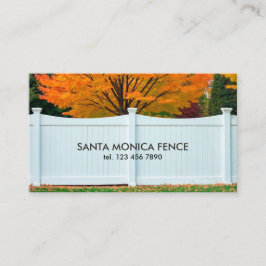 Cartão De Visita Cerca Personalizada