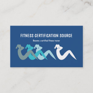 Cartão De Visita Certificação de Fitness