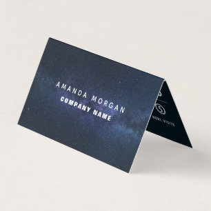 Cartão De Visita Céu Cósmico, Lealdade Dupla Moderna
