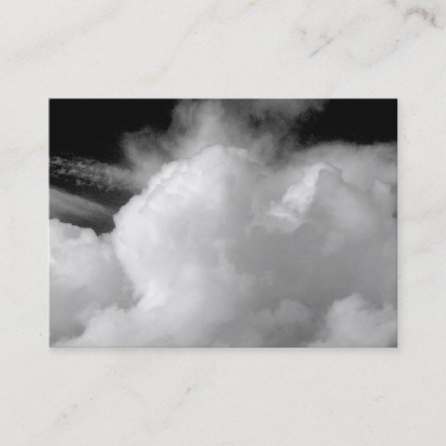 Cartão De Visita Céu Dramático (Frente)