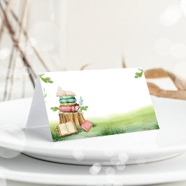 Cartão De Visita Chá de fraldas do Storybook Capítulo Comida Label 