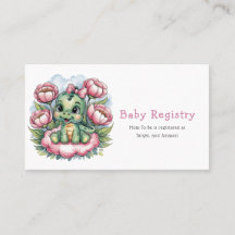 Chá de fraldas Rapariga Dino Delight Baby Registry