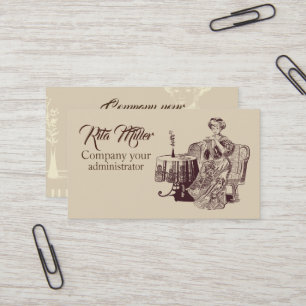 Cartão De Visita chá de senhorita