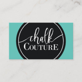 Cartão De Visita Chalk Couture Custom Business Card