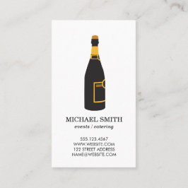 Cartão De Visita Champanhe / Entusiasta