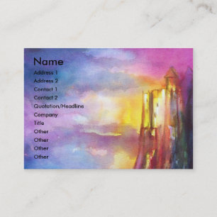 CARTÃO DE VISITA CHANSON DE ROLAND/ COMBATE DE KNIGHTS NO TURNO