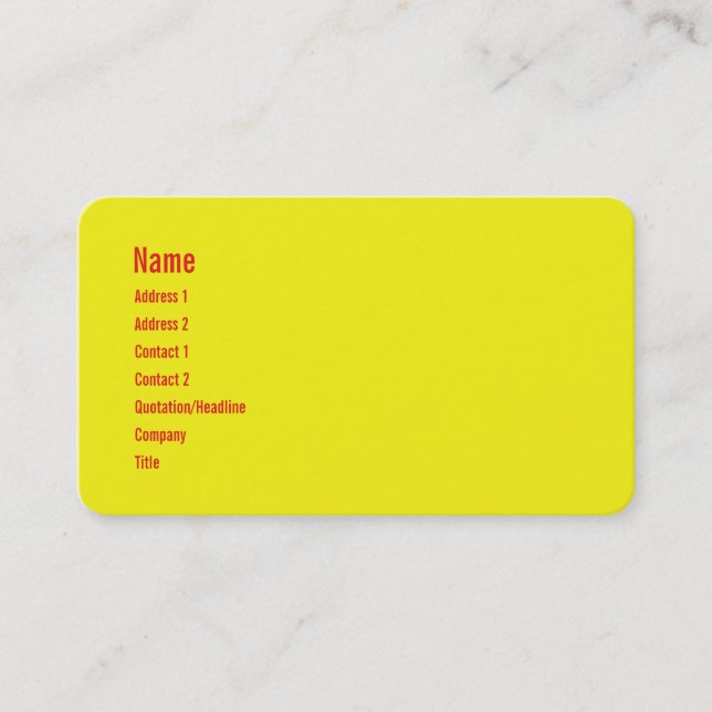 Cartão De Visita Chào / Hello ~ Vietnã / Vietnamita / Ting Viet (Frente)