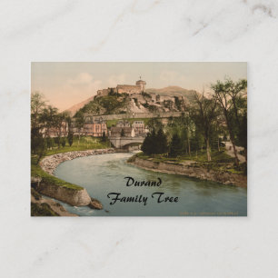 Cartão De Visita Château Fort de Lourdes, Lourdes, França