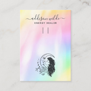 Cartão De Visita Chaveiro da Deusa Mística Celestial da Lua