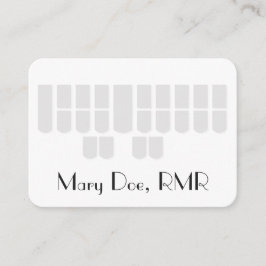 Cartão De Visita Chaves cinzentas feitas sob encomenda da máquina