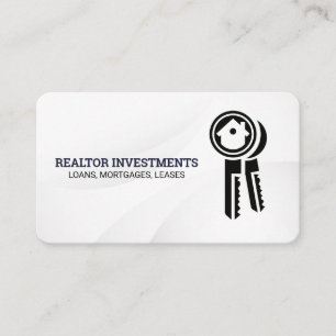 Cartão De Visita Chaves para o logotipo da Home Imobiliária