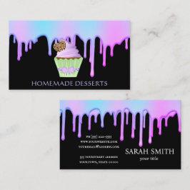 Cartão De Visita Chef de cozinha do logotipo do cupcake,fofo