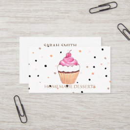 Cartão De Visita Chef de cozinha do logotipo do cupcake,fofo