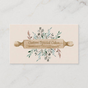 Cartão De Visita Chef de pastelaria de Cozinhar de feijão