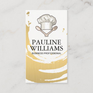 Cartão De Visita Chef Hat   Ferramentas de Cozinhar de cozinha