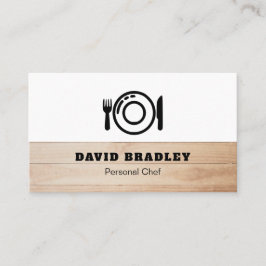 Cartão De Visita Chef Pessoal