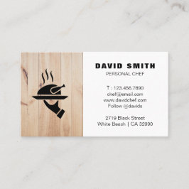 Cartão De Visita Chef Pessoal