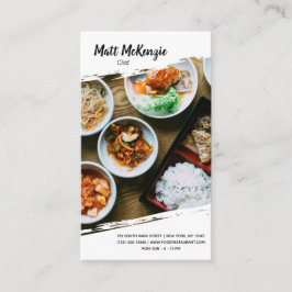 Cartão De Visita Chef Profissional