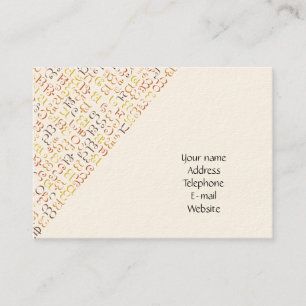 Cartão De Visita Cherokee