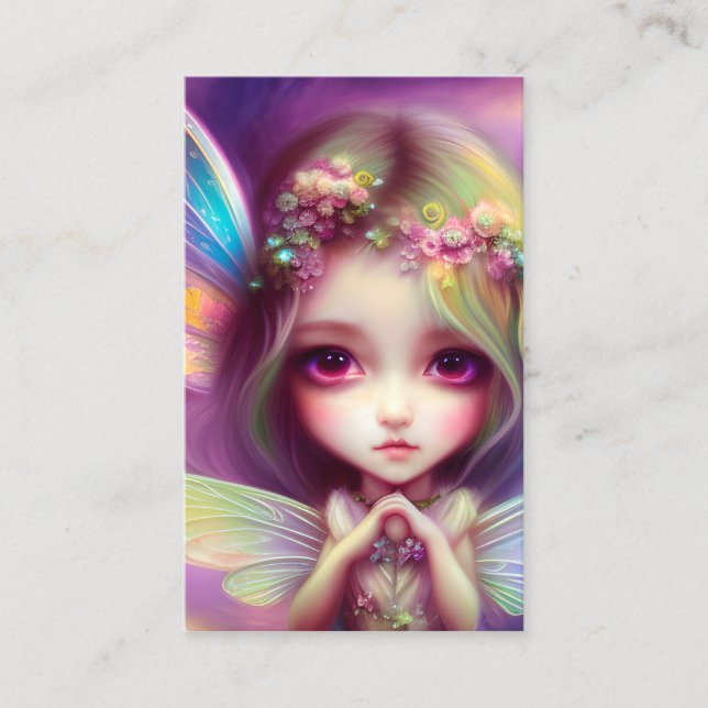 Cartão De Visita Chibi Girl (Frente)