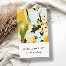 Chic Boho Colorido Ochre Amarelo Pintado Floral