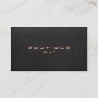 Cartão De Visita Chic Boutique Imitat Leinen Professionelle