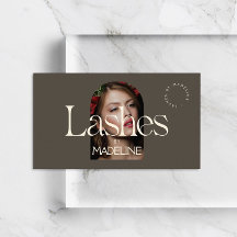 Chic Editorial Lashes Ivory/Brown