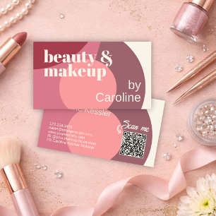 Cartão De Visita Chic Mauve Taupe Dusty Rosa Blush Pink Art Padrão