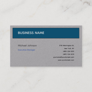 Cartão De Visita Chic profissional moderno e único