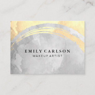 Cartão De Visita Chic Watercolor