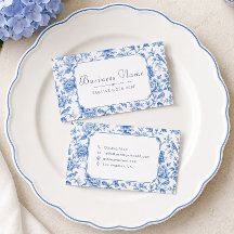 Chinoiserie Floral Toile Azul