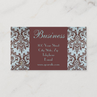 Cartão de visita chique 1 do tecido do boutique