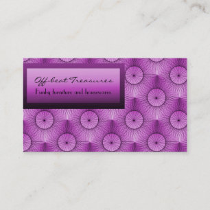 Cartão de visita chique Ultramodern, lavanda