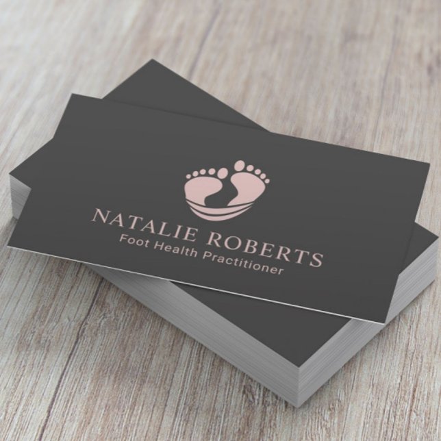 Cartão De Visita Chiropodista Foot Massage (Criador carregado)